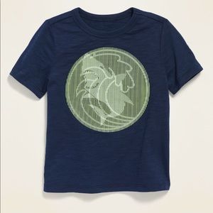 Shark Holographic Slub-Knit Tee for Toddler Boys